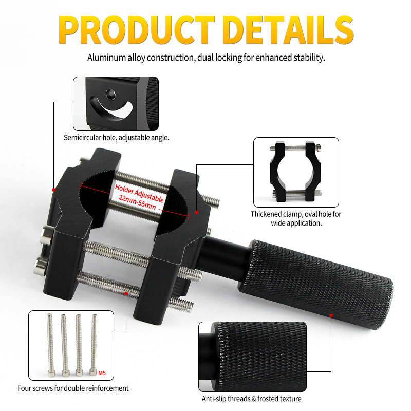 Mountain Biking Las Vegas - APMATAUTO Universal Motorcycle Headlight Mount Brackets
