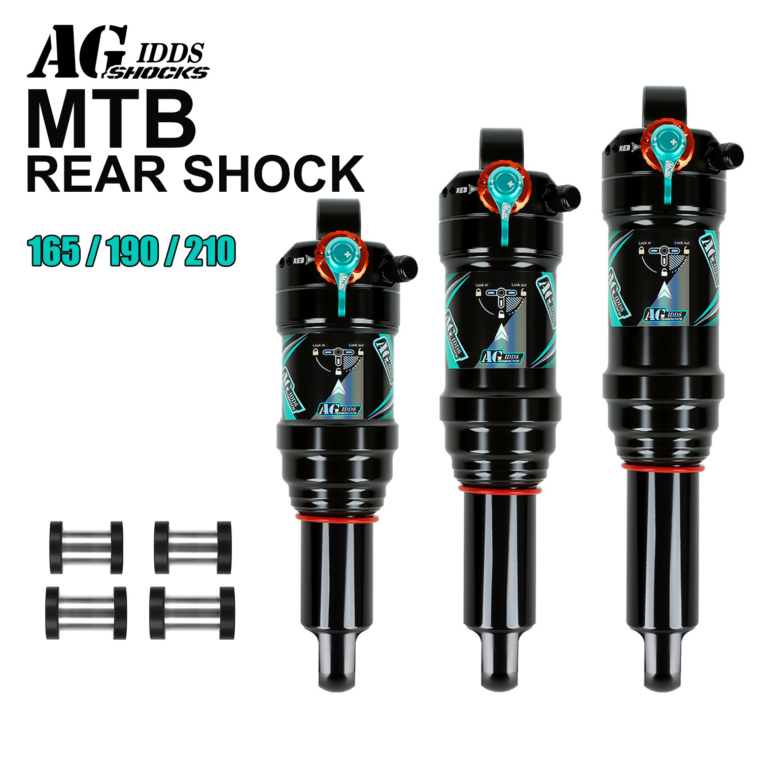 AGSHOCKS MTB Rear Shock Bicycl – Mountain Biking Downhill recenzja i cena
