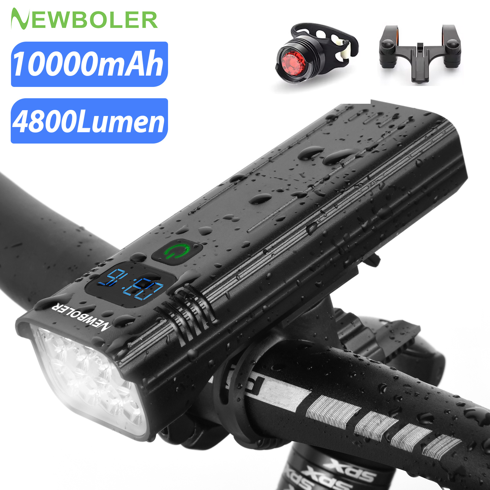 NEWBOLER Bicycle Light USB Cha – Mountain Biking Backpack recenzja i cena