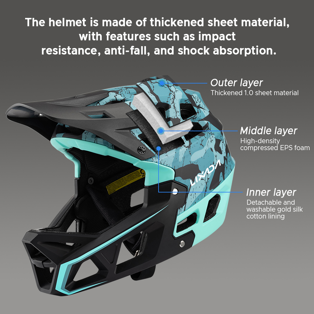 Full Face Mountain Bike Helmet – Mountain Biking Downhill recenzja i cena