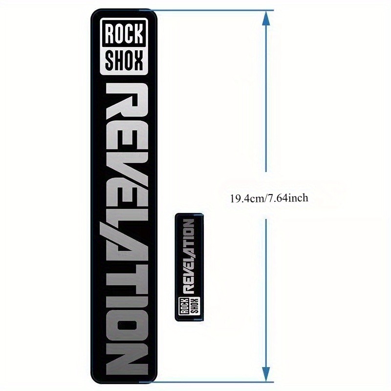 2Pcs Rockshox Bike Fork Protec – Mountain Biking Logo recenzja i cena