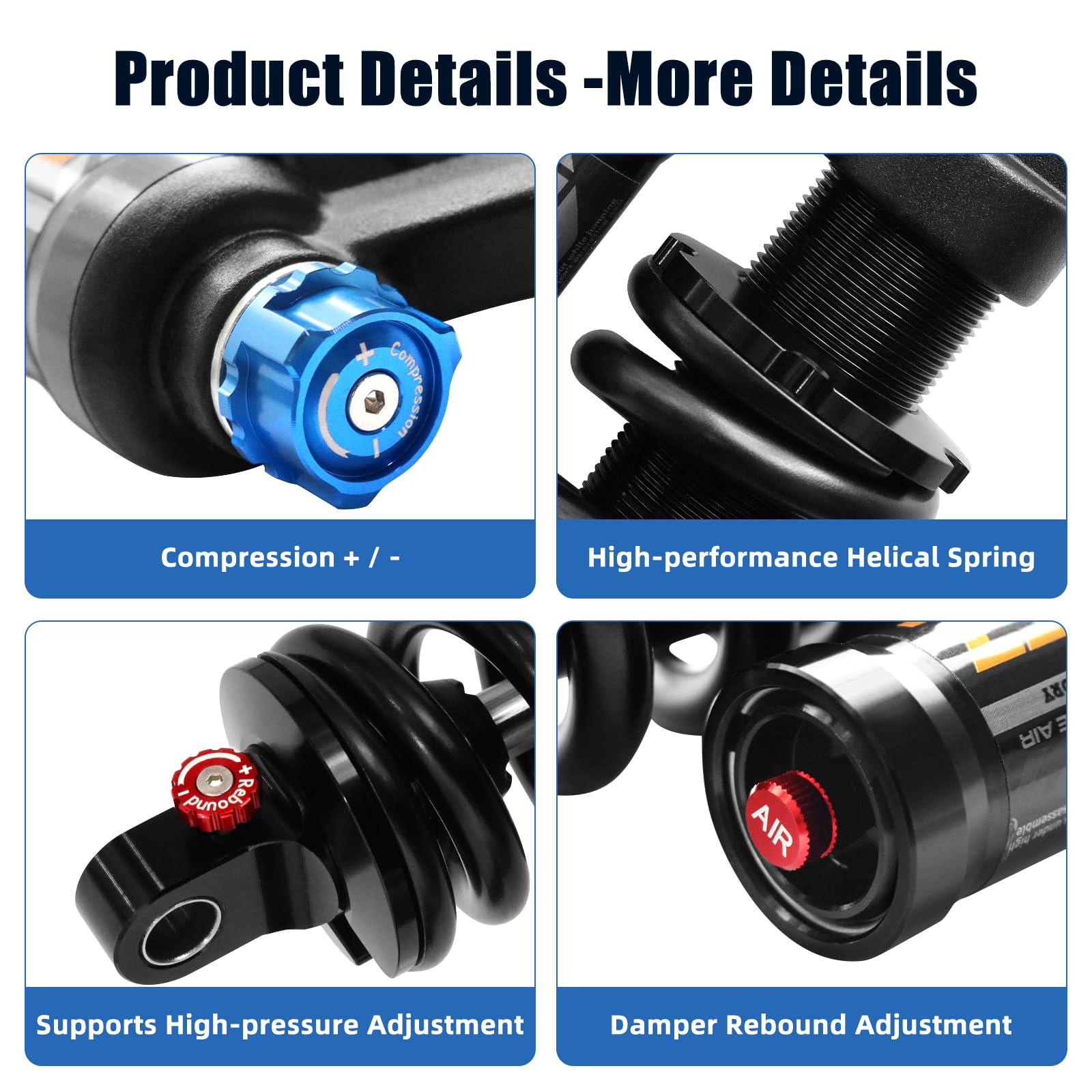 Adjustable Air Coil Rear Shock – Mountain Biking Downhill recenzja i cena